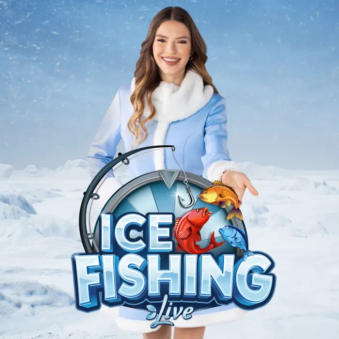 ICE Fishing live game show en Paf Casino