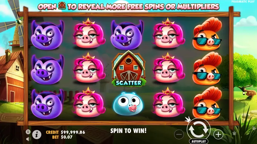7 Piggies slot de Pragmatic Play – Banner principal