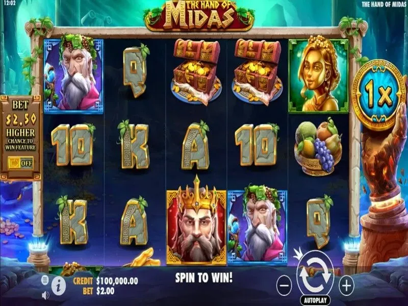 The Hand of Midas slot de Pragmatic Play – Banner principal